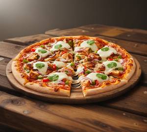 Chicken cheese pizza