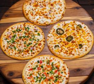 Double Toppings 5 Pizza Combo 7 Inches
