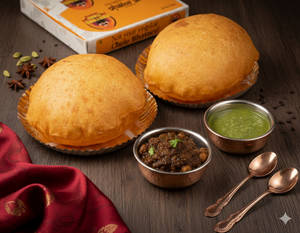 Jain Desi Ghee Chole Bhature (full Plate)