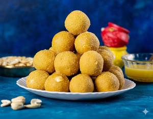 Desi ghee besan laddu