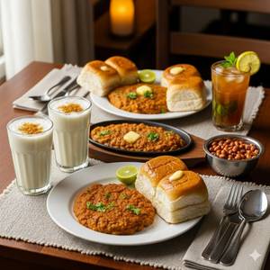 Jain Pav Bhaji Combo For 2