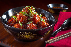 Triple Schezwan Chilli Mushroom