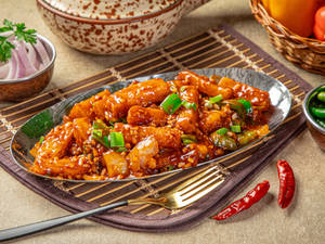 Chilli Potato (dry) (12 Pcs)
