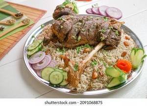 Mutton roast mandi