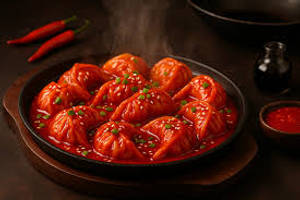 Chicken Schezwan Momos (4Pc)