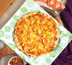 Thin Crust Peri Peri Paneer Pizza [Large, 8 Pieces, 12 Inches]