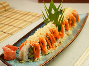 Crunchy Veggie Sushi Roll