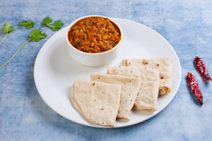 Egg Bhurji Masala+Phulka [4 Nos]