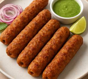 Veg seekh kebab