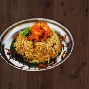 Prawns biryani