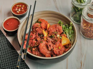 Szechuan Prawns Dry