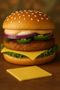 Cheesy Spicy Burger