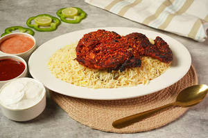 Authentic peri peri alfahm chicken kuzhi mandi