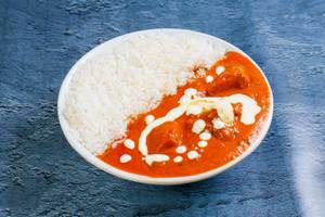 Butter Chicken Rice Bowl