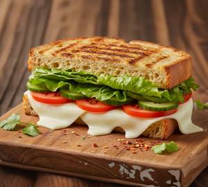 vegetable avocado panini