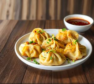 Mix veg wheat momos steamed