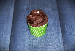 Eggless Truffle Cupcake