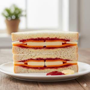 Butter Jam Cheese Sandwich