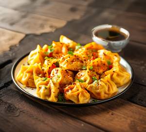 Schezwan Momos Steamed