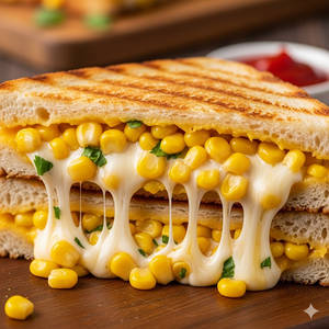 Corn cheese sandwich