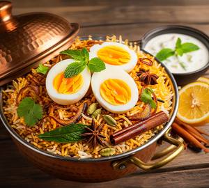 Egg biryani [1 egg]