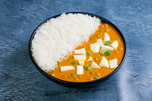 Matar Paneer Rice Bowl