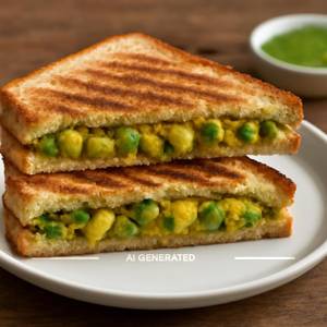 Aloo Matar Sandwich