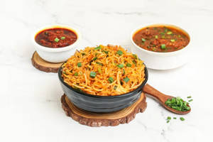 Mushroom Schezwan Fried Rice