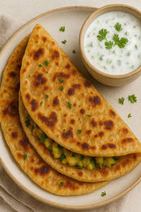 Paneer Paratha + Raita
