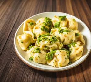 Paneer tikka momos steamed