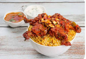 Chicken Lollipop Biryani