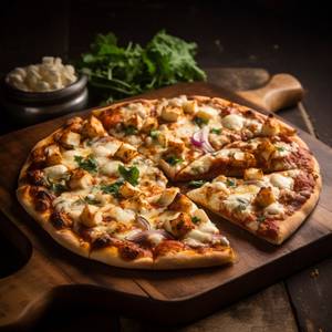 Paneer Barbeque Pizza Met Try
