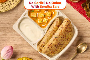 Sabudana Paratha & Paneer Makhani Vrat Thali