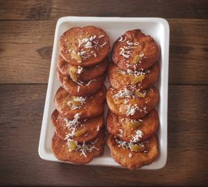Malpua ( 2 Pc )Preared with wheat flour,banana,milk