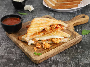 Paneer Temptation Bread Toast
