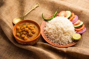 Chole with rice