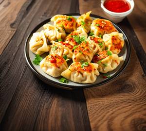 Corn momos steamed