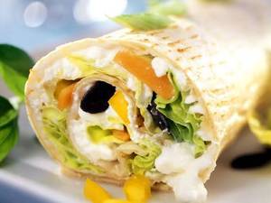 Jalapeno cheese veg wrap