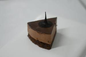 Brownie With Dark Chocolate Mousse