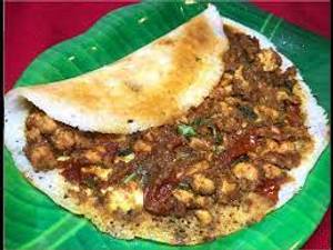Chicken curry dosai