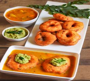 Medu vada chutney sambar