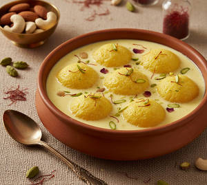 Kesaria Rasmalai [5 Pieces]