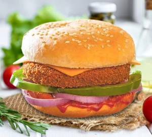 Veg cheese burger