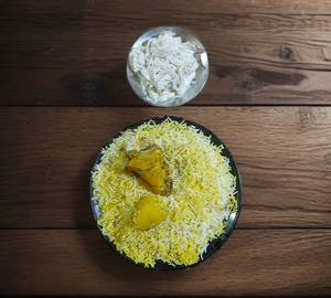 Chicken Biryani Half with Salad