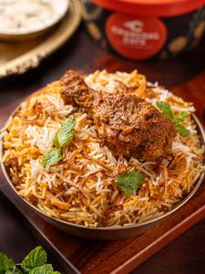 Charcoal Chicken Tangdi Biryani ( Serves 1)