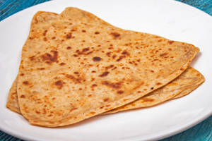 2 plain paratha
