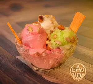 Dry Fruit Ice Cream Sundae