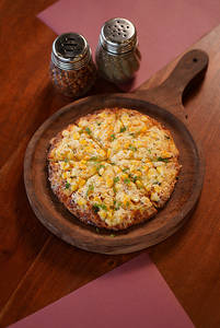 Corn And Cheese Pizza