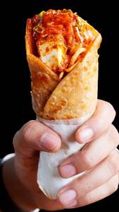 Paneer Manchurian Roll