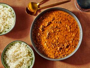 Dal Makhani & Rice / Butter Naan